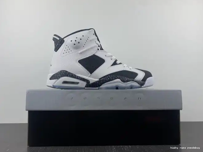 Rep Husky Retro 6 384664-101 Oreo Jordan 0428
